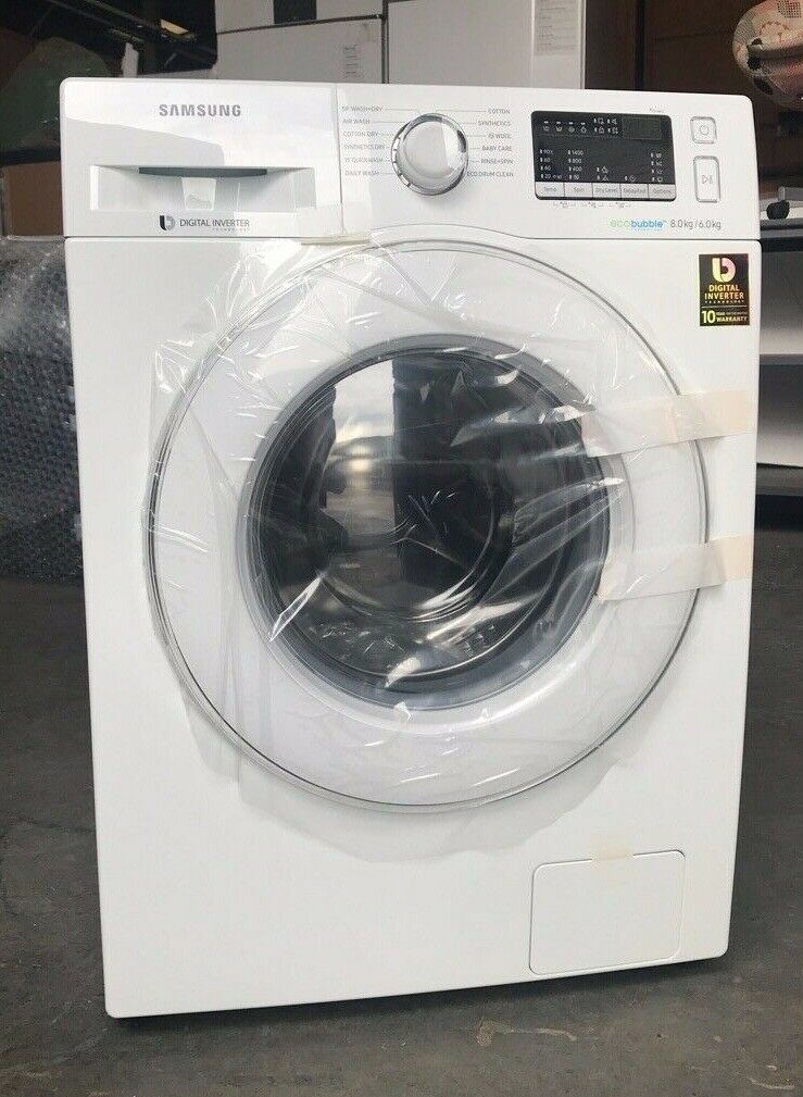 Samsung WD80M4B53IW Freestanding Washer Dryer White - The Appliance Company