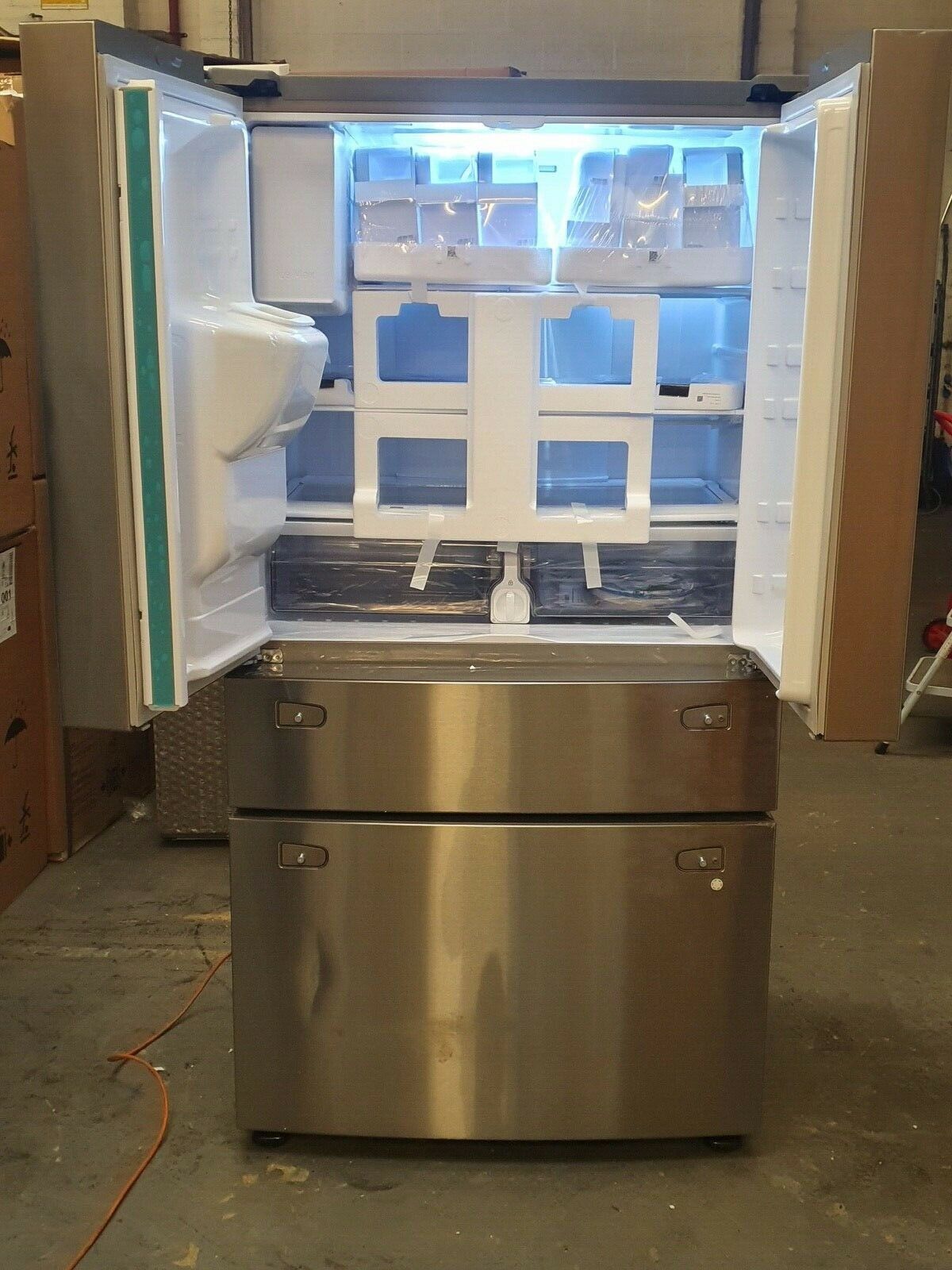 Samsung RF24R7201SR French Style 4 Door S/STEEL Fridge Freezer Ice