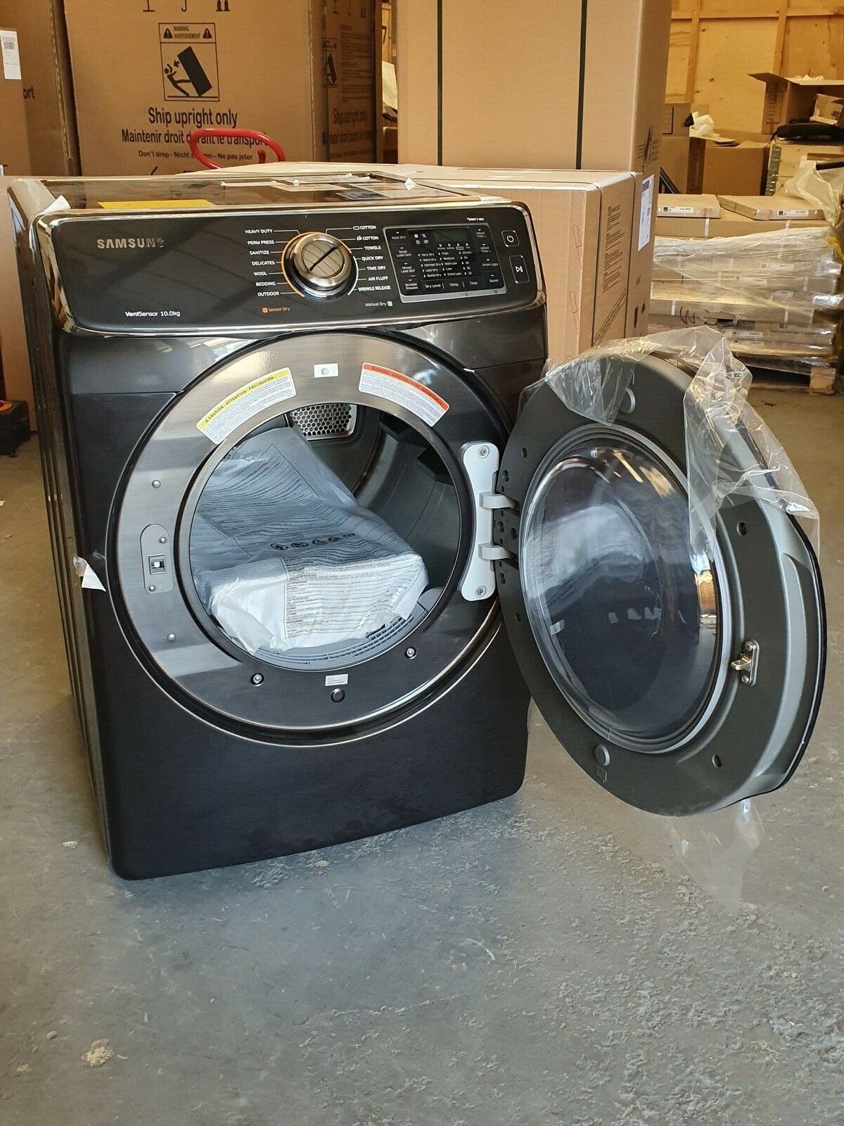 Samsung DV10K6500EV 10 kg Vented Tumble Dryer - Black - The Appliance