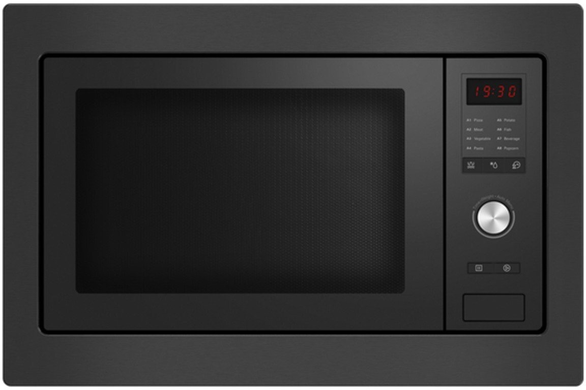 Microwave Oven Fisher & Paykel OM25BLSB1 BuiltIn Black 600mm 900W